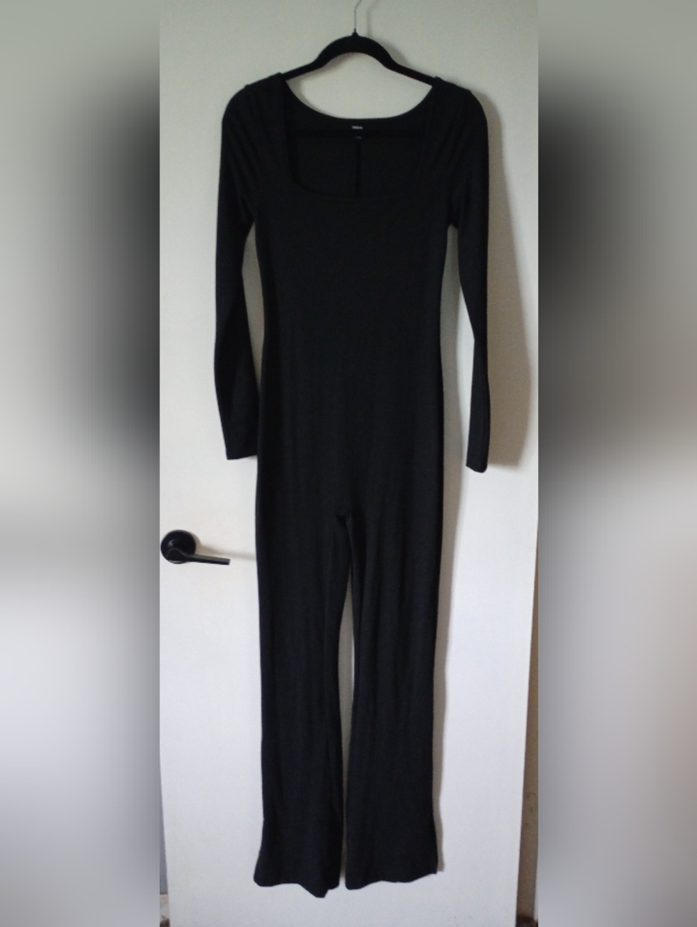 Black Long Sleeve Jumpsuit Size Small Tall